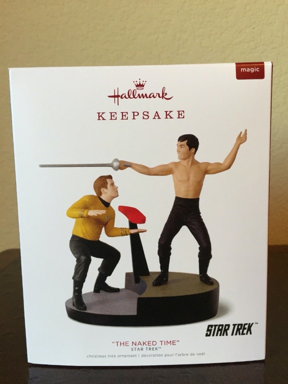 HALLMARK 2018 Magic Ornament STAR TREK New The Naked Time George Takei